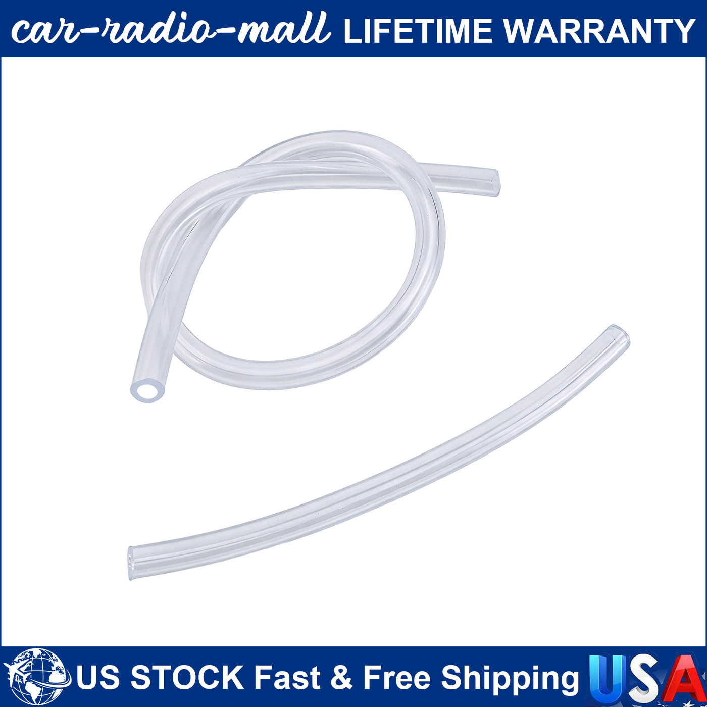 6 PCS Brake Bleeder Hose, One Way Check Valve Tube Bleeding Tool Kit Silver US