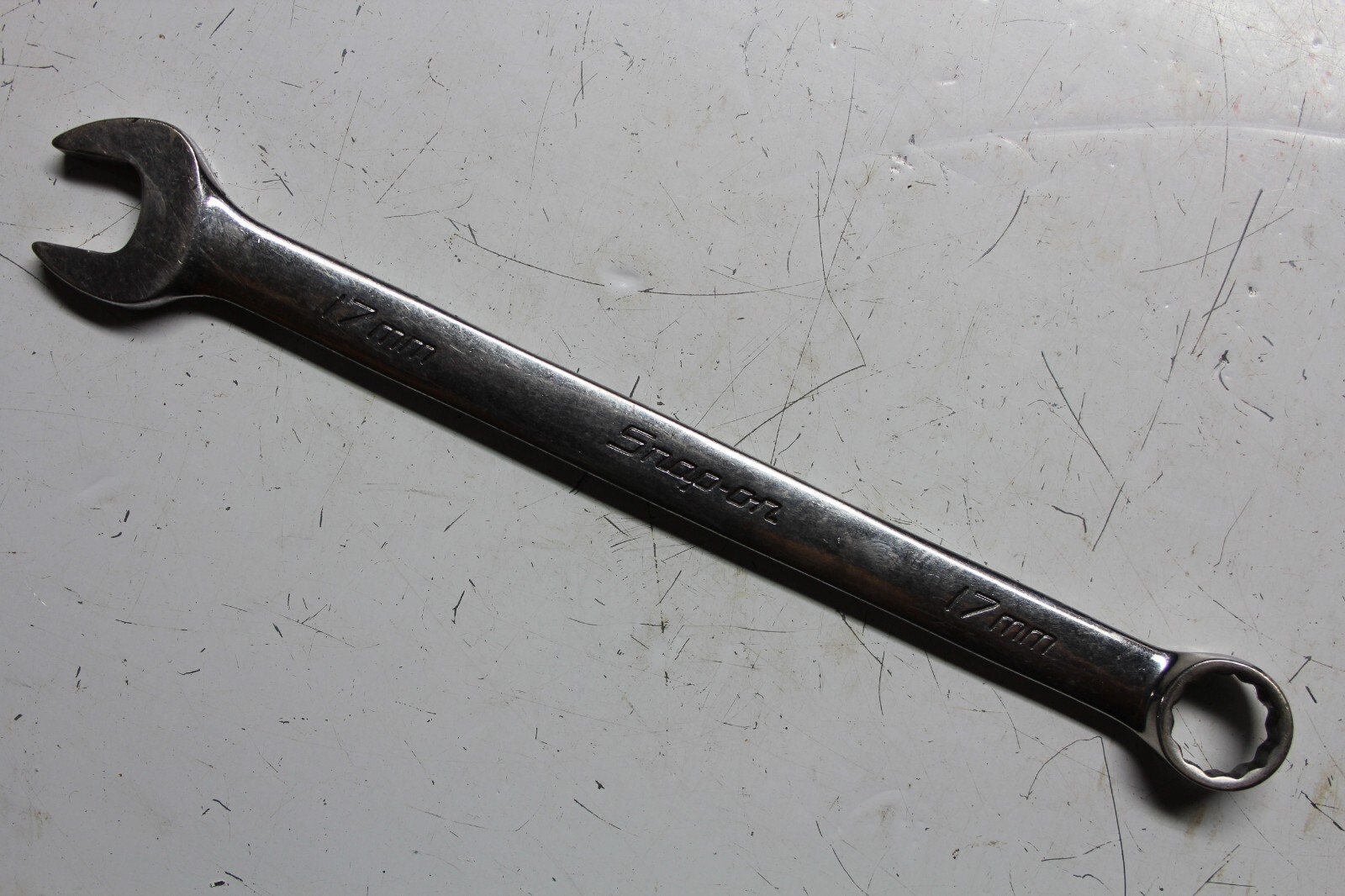 Snap On Tools OEXM170B 17mm Metric Combination Wrench Hand Tool Made In The USA