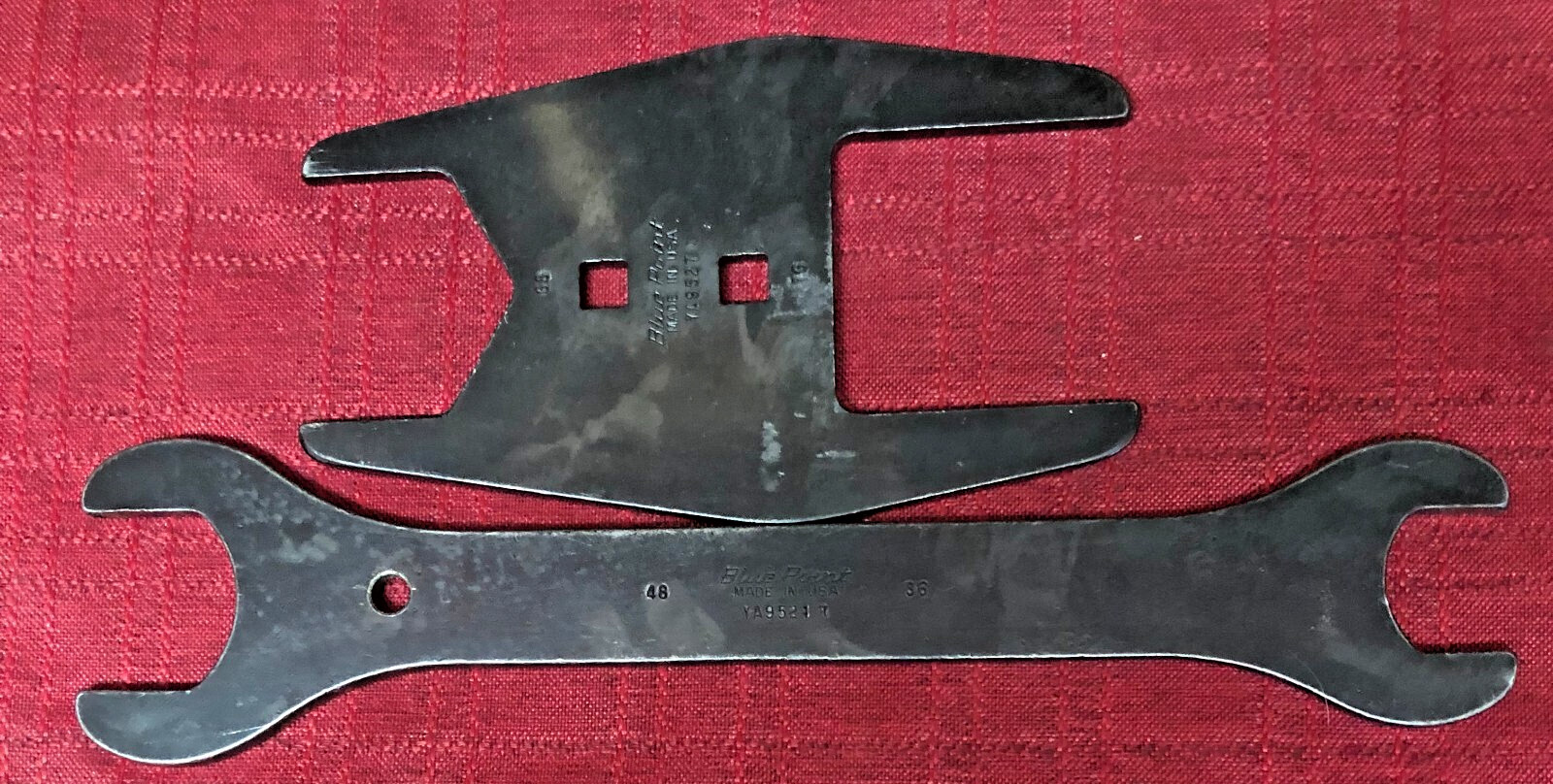 Blue-Point Snap On YA9521 + YA9527 Fan Clutch Wrench Set USA Good 8/10