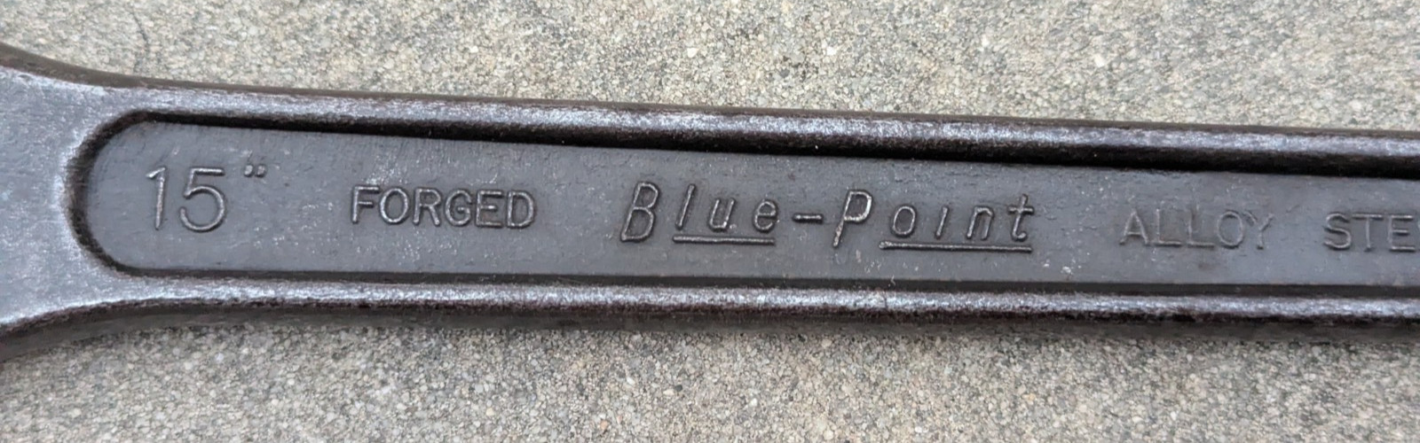 Blue Point by Snap On Tools 15″ Adjustable Wrench Forged Alloy Steel USA