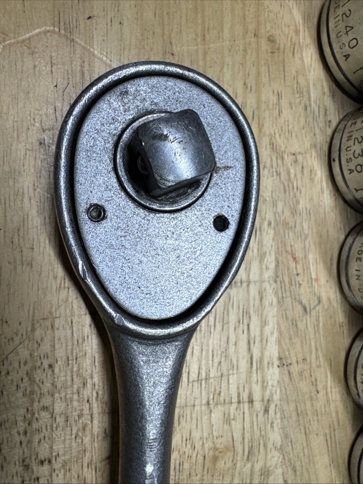 Vintage Penens 1/2″ Drive Ratchet Socket 13 Pcs Set R-10 Alloy Made in USA