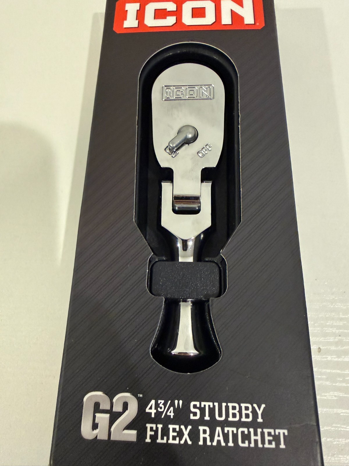 NEW ICON G2 3/8 in Drive 4-3/4 in Stubby Flex Ratchet R2STF 70425 SEALED FAST 📦
