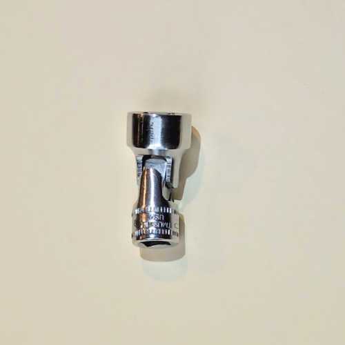Snap-on 12mm 1/4″ Drive 6-Point Universal Swivel Socket TMUSM12 USA