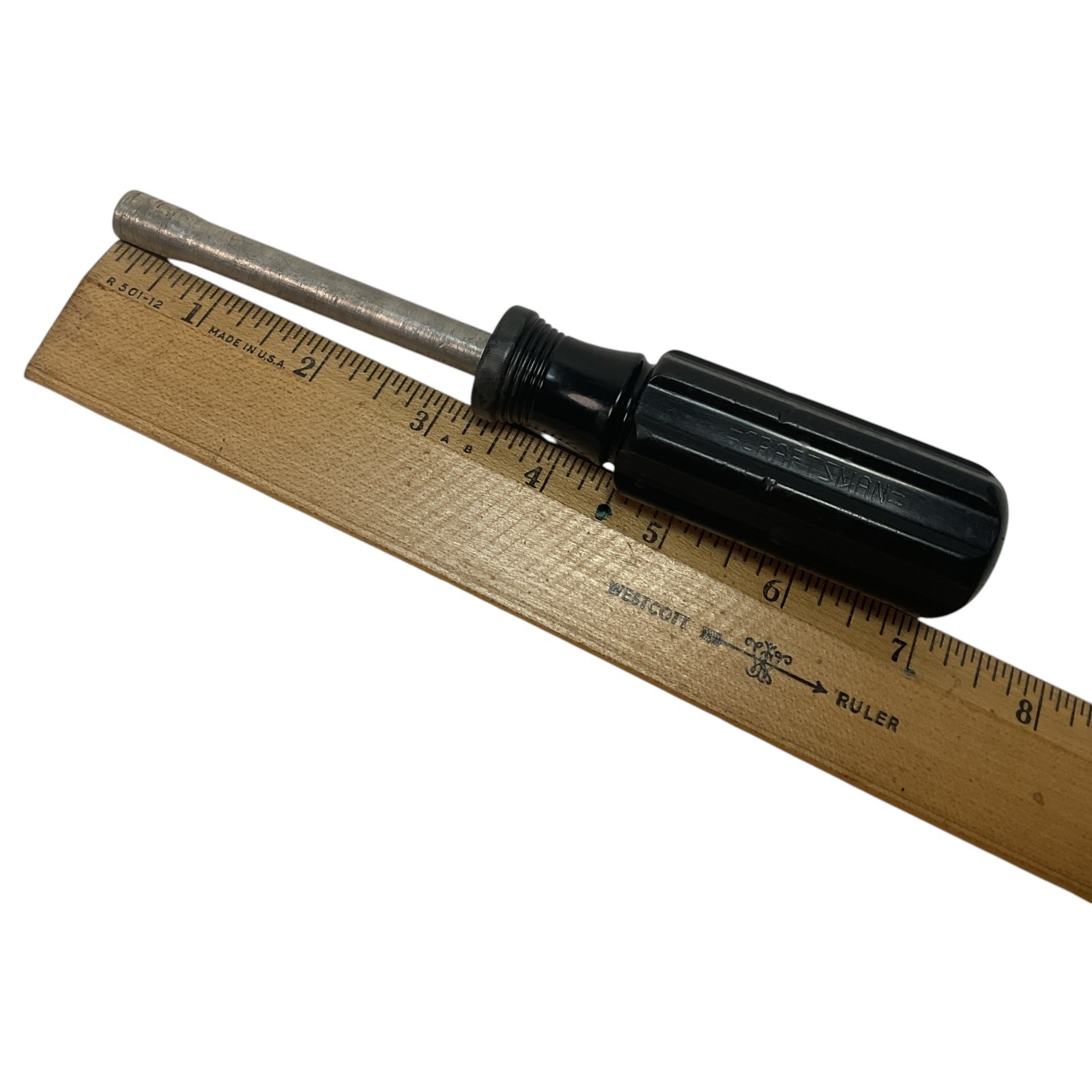 Craftsman 43373 1/4″ Magnetic Hex Bit Driver Screwdriver USA Hand Tool Black