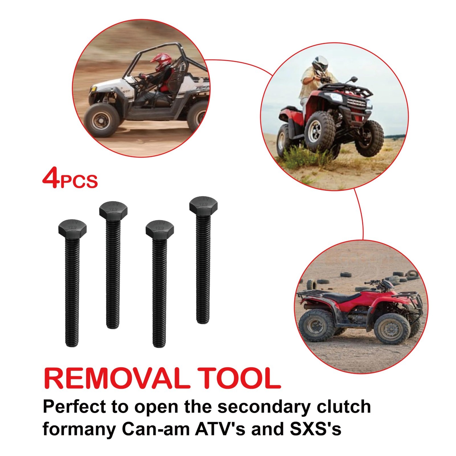 Drive Clutch Puller Tool for Can-Am Commander Maverick Outlander Renegade M14x1.