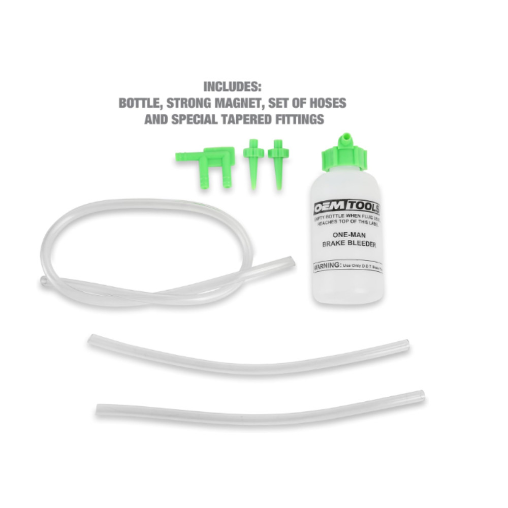 Automotive Brake Line Bleeding Bleeder Flush Tool Kit System Universal Service