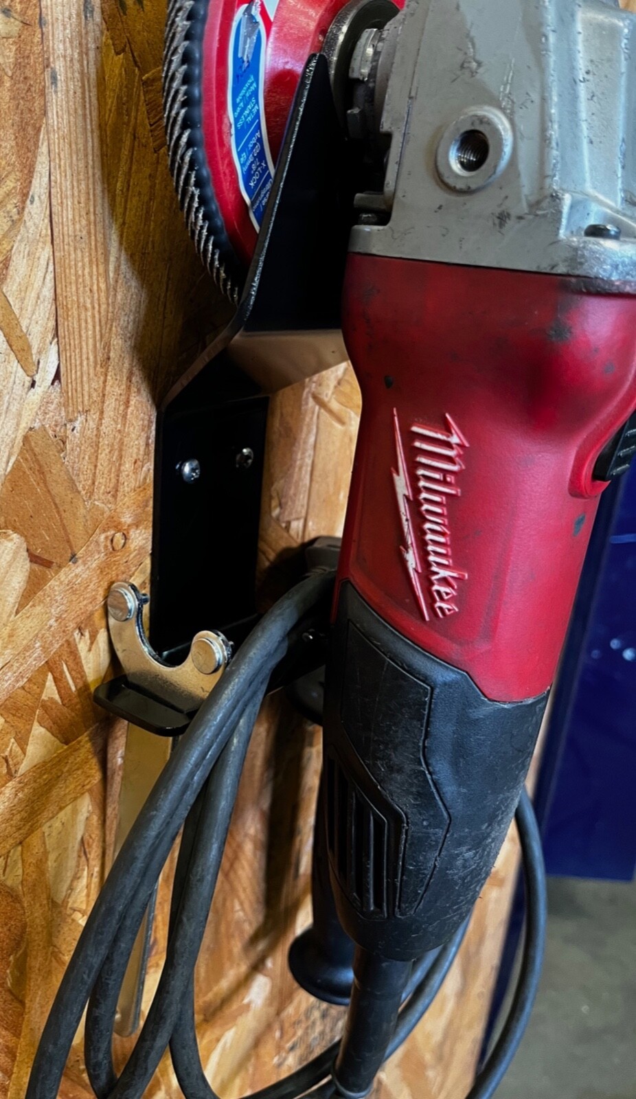 Angle Grinder Wall Mount- Garage Storage