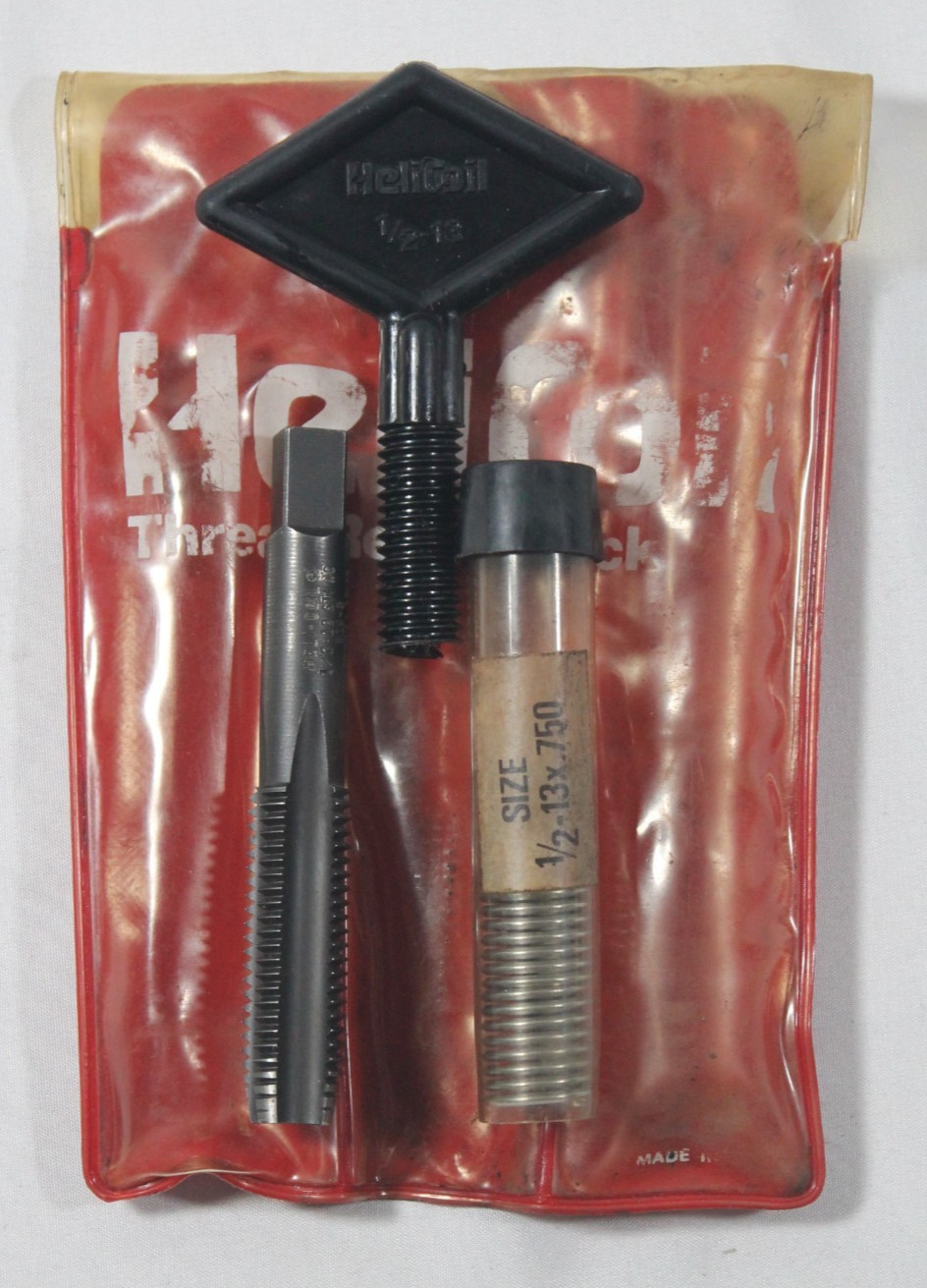 Heli‑Coil Thread Repair Kit 1/2-13 UNC Tap Tool Inserts Preowned USA Complete