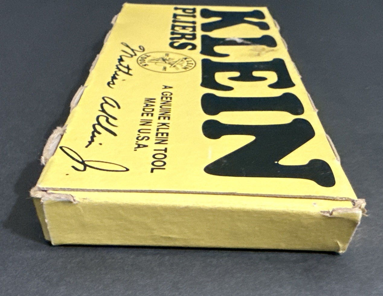 NOS VINTAGE KLEIN TOOLS NEEDLE NOSE PLIERS D203-5C 5-1/2” ORIGINAL BOX NOS
