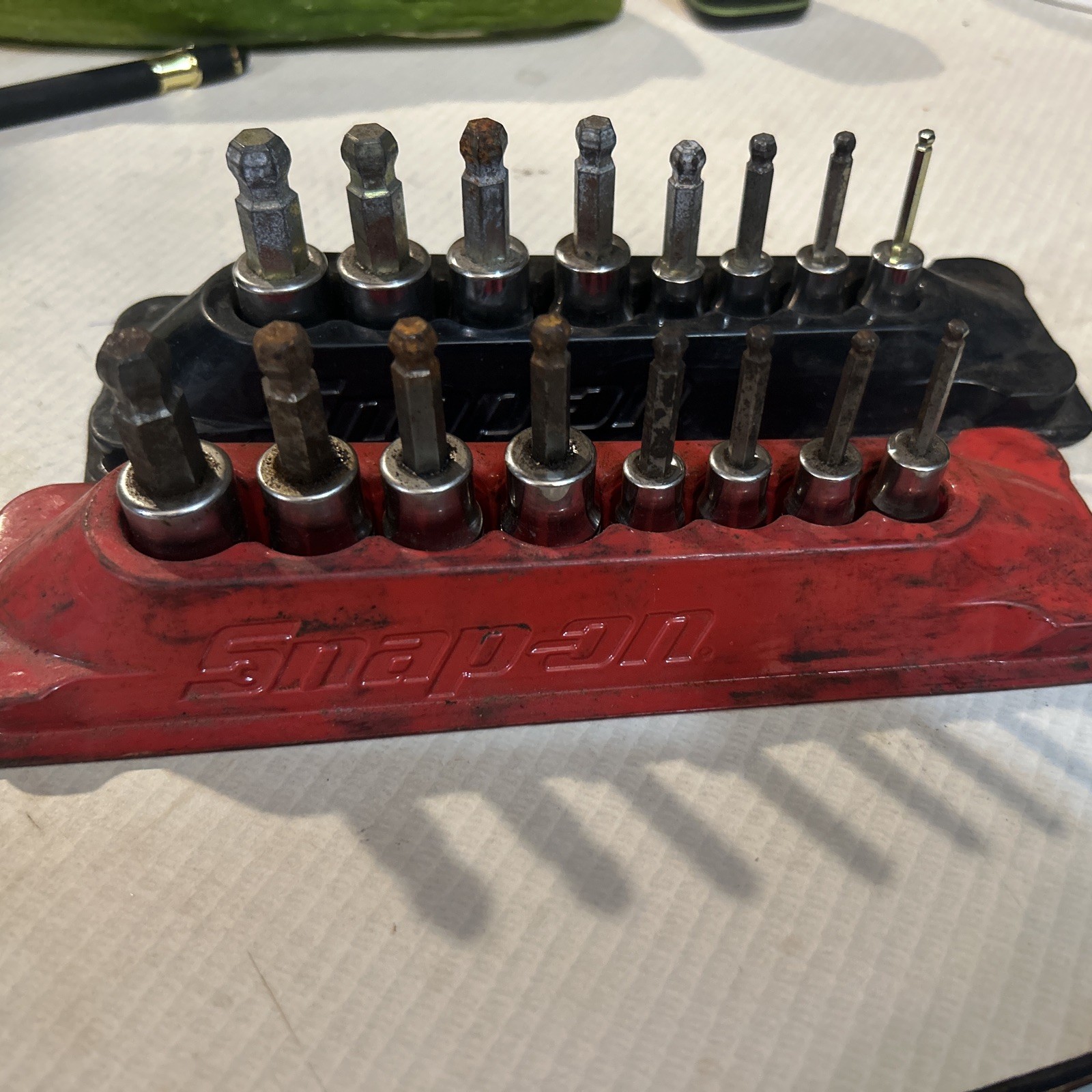 Snap-on FAB Standard Metric 8-Piece Combination Drive Allen Hex Ball Socket Set