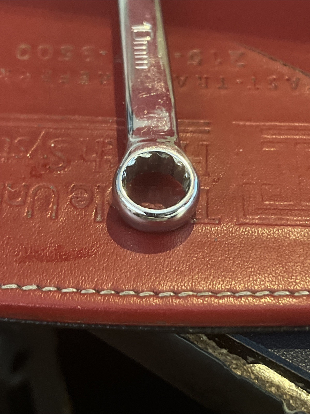 Wright Tool 10 mm Combination Wrench, Metric, Polished Chrome, 10 mm, 12-Point