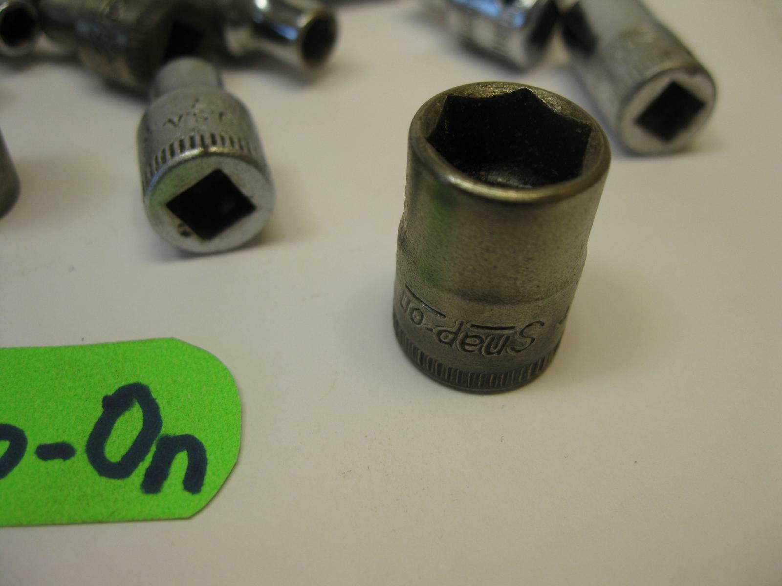 Snap-on vintage tools 1/4 drive SAE 6 point sockets sold each Nice!