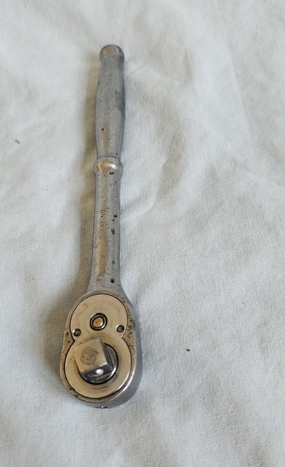 1963 Snap On F-70-N – 3/8” Drive, Chrome, Ferret, Ratchet-USA-Vintage-