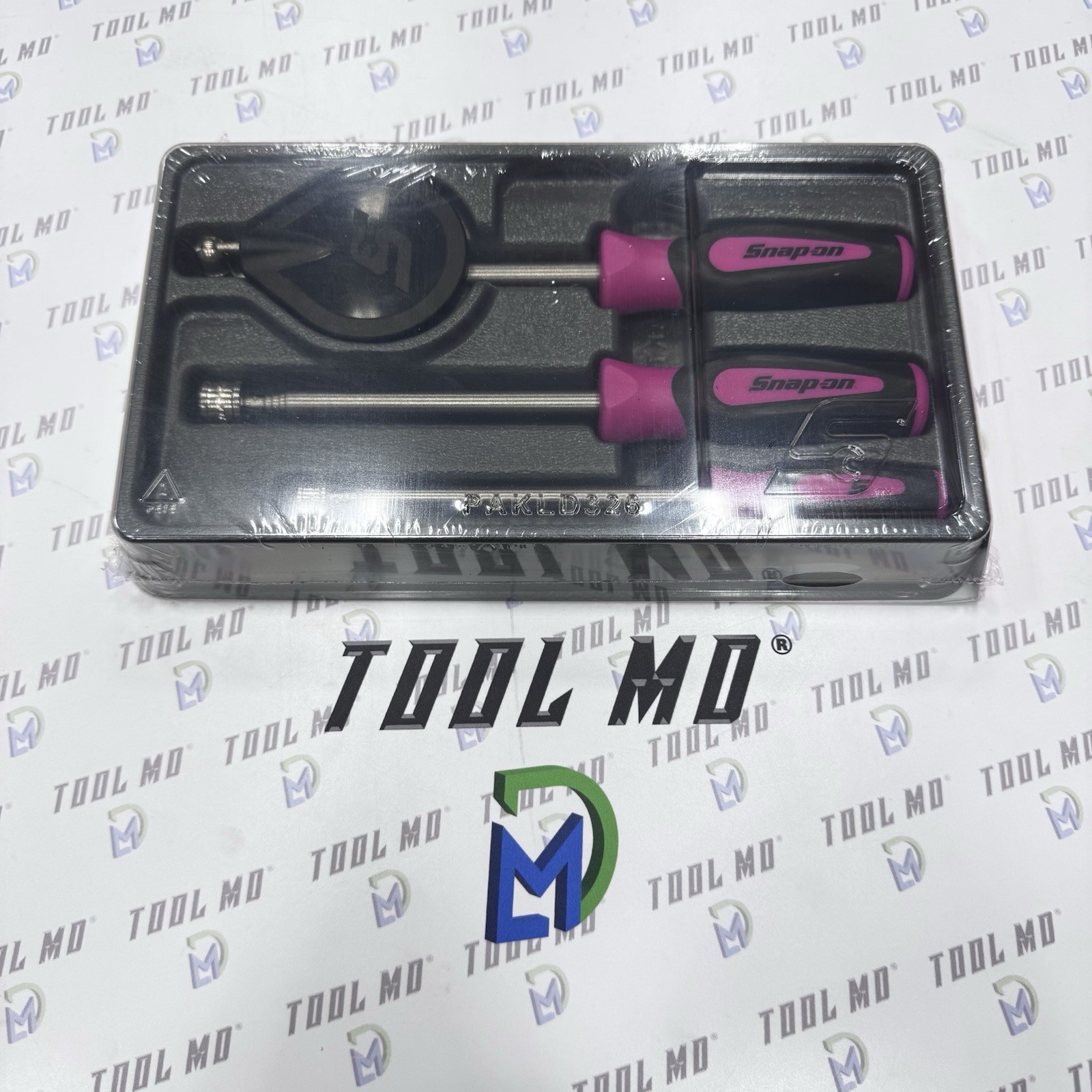 Snap-on Tools NEW ELECTRIC PINK 3pc Telescoping Magnetic Pick Up Tool Set PTM30