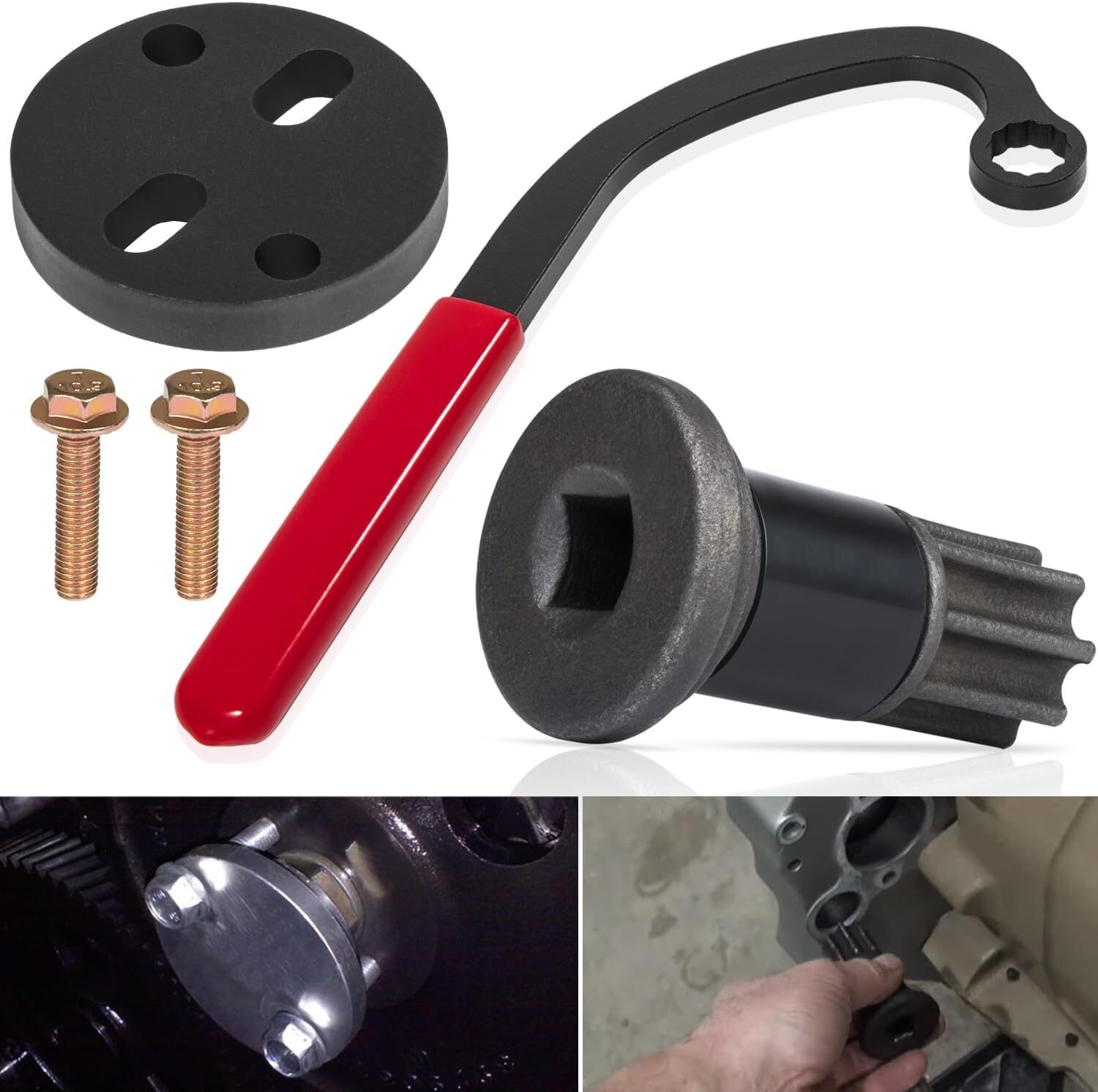 Cummins Engine Barring Tool Injection Pump Gear Puller Lock Nut Wrench Fit Dodge
