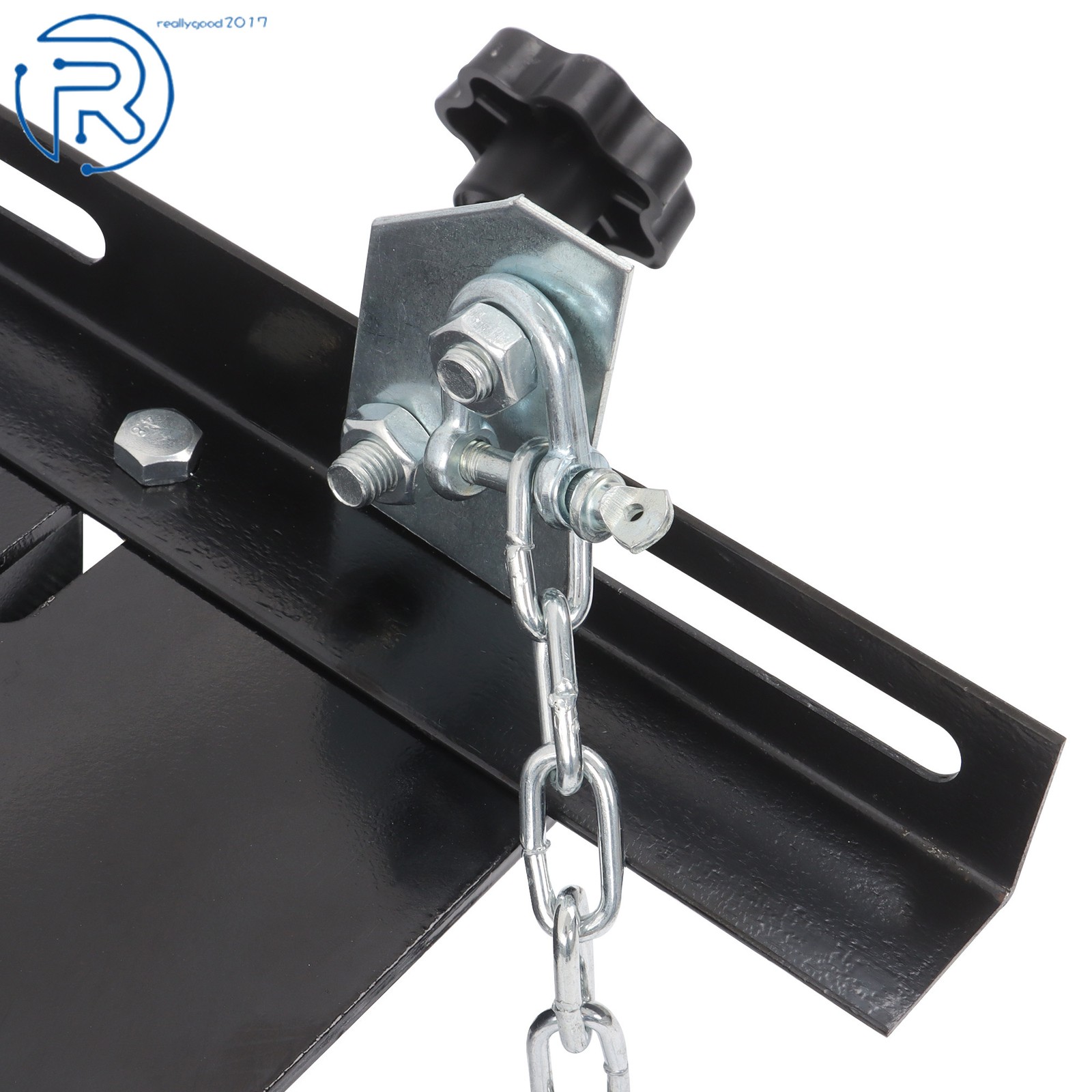 Transmission Floor Jack Adapter 1100lbs Capacity 1/2 Ton For Repair Tool Black