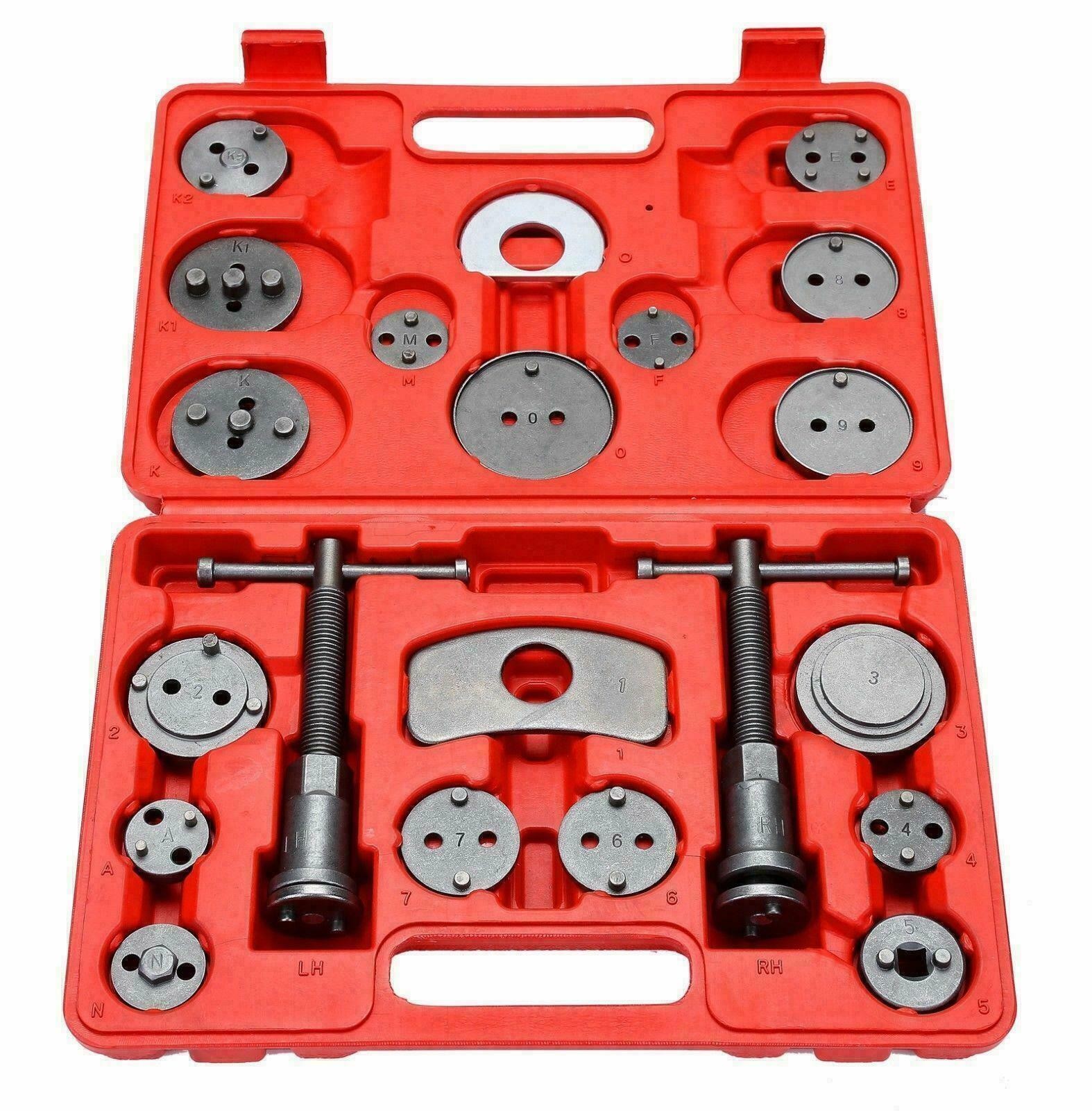 21pcs Disc Brake Caliper Wind Back Tool Brake Pad Piston Compressor Rewind