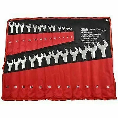 Neilsen CT0441 25pc Combination Spanner Set Metric Chrome Vanadium Tool Kit