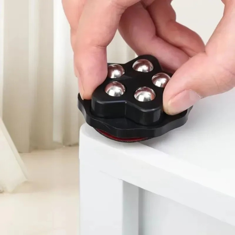 12 Pcs Heavy Duty Furniture Casters with Groove Texture for Steady Movement