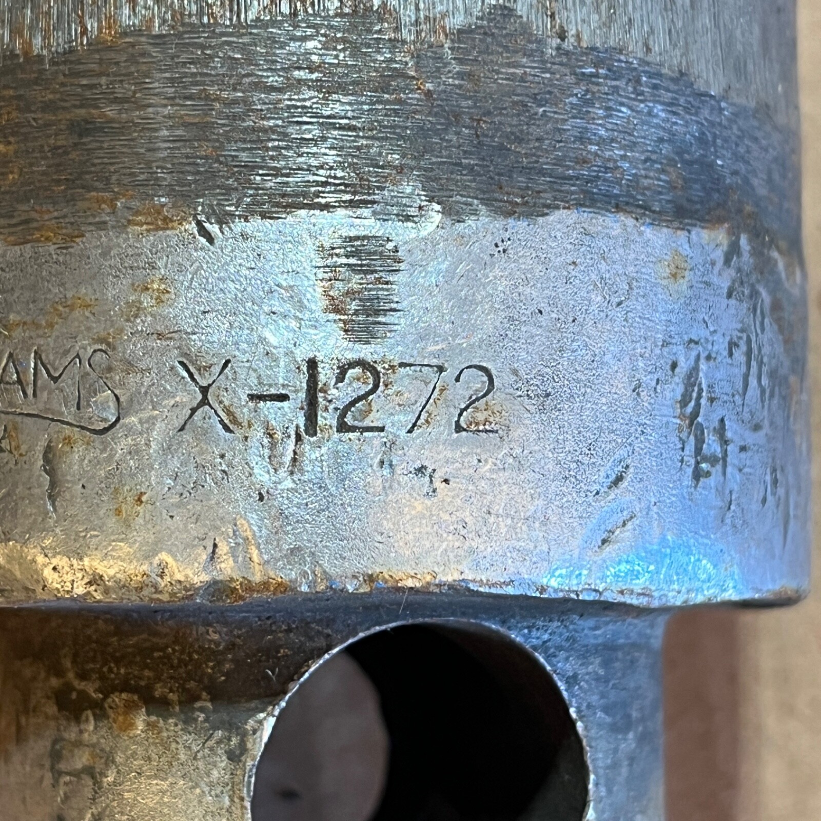 Vintage Williams 2-1/4″ x 1 » Drive 12 Point Socket X-1272 Made in USA – C