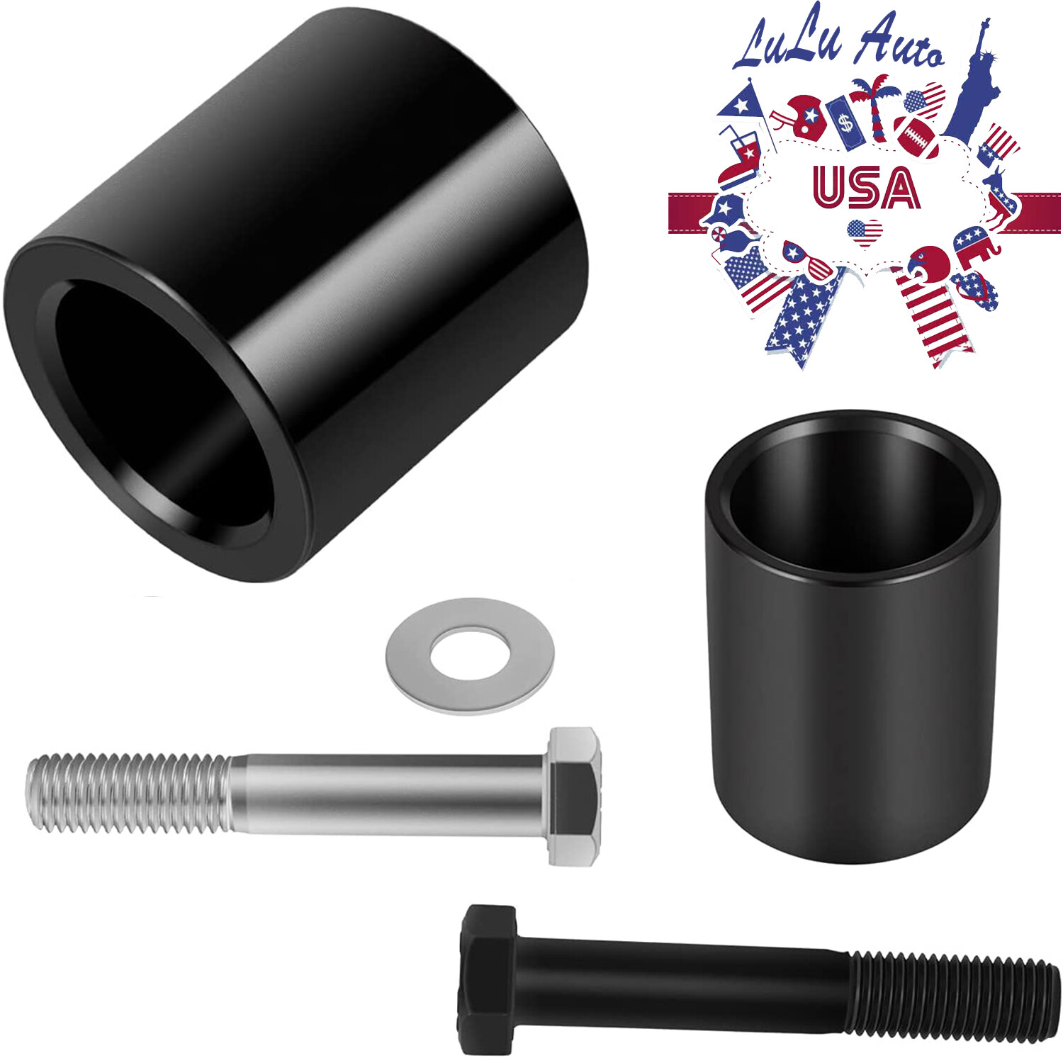 JDG10549 Front Oil Seal Wear Sleeve Installer Tool Set Kit Black Steel Durable