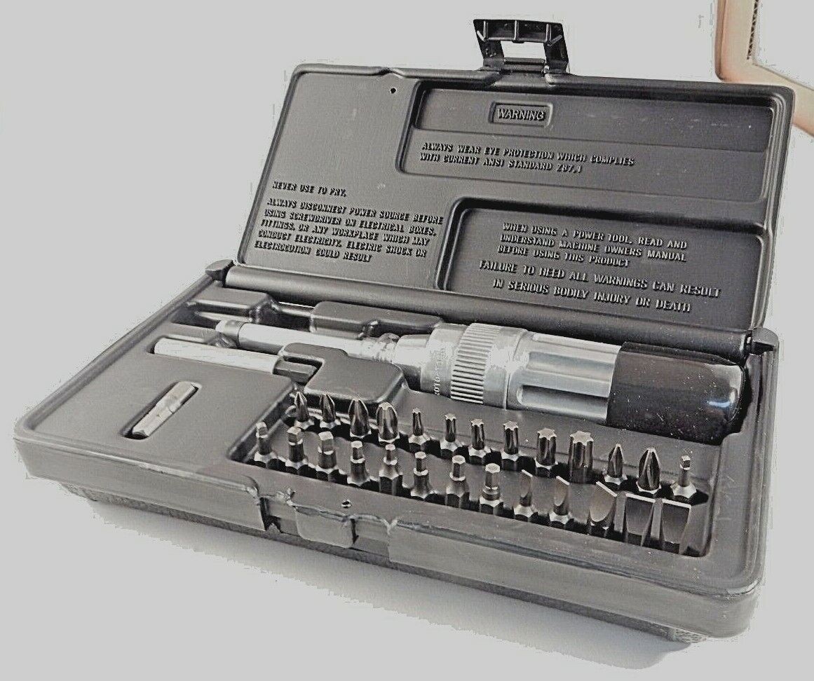 Adjustable Torque Screwdriver 29 Piece Kit (Phillips & Slotted)