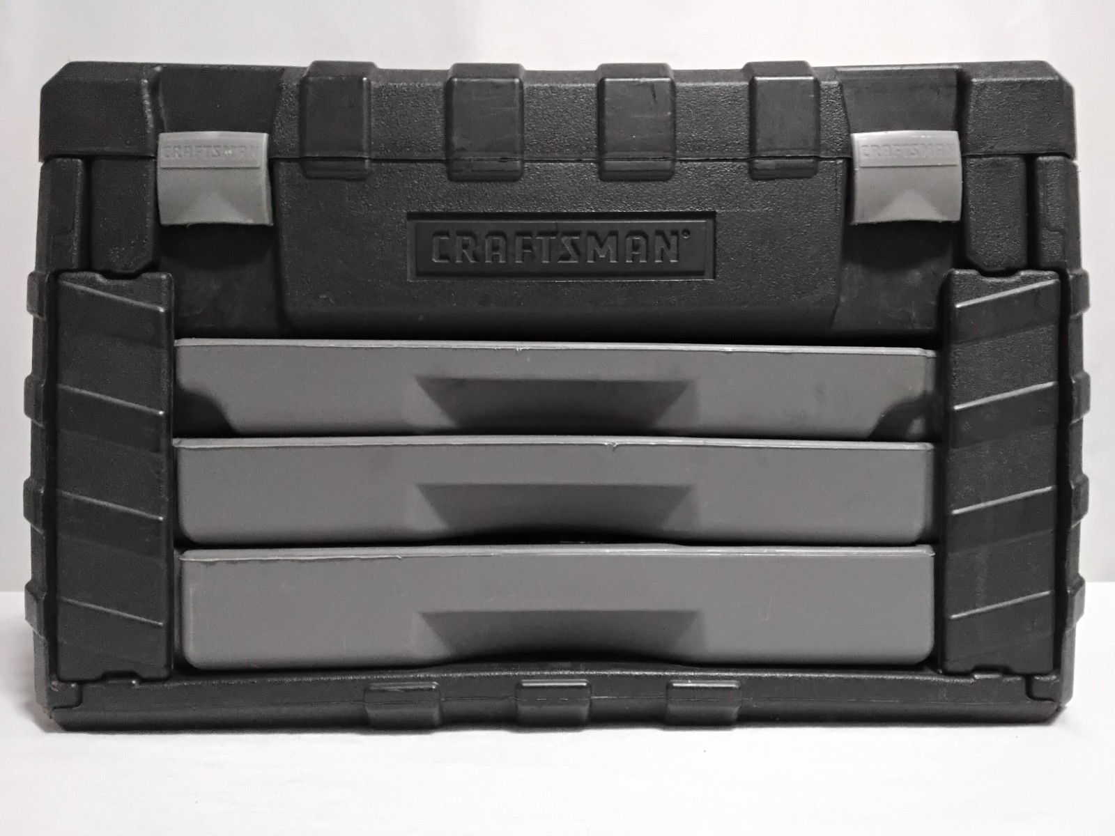 Craftsman Tool Box Organizer Plastic Mechanic Socket Ratchet Set 3 Drawer USA