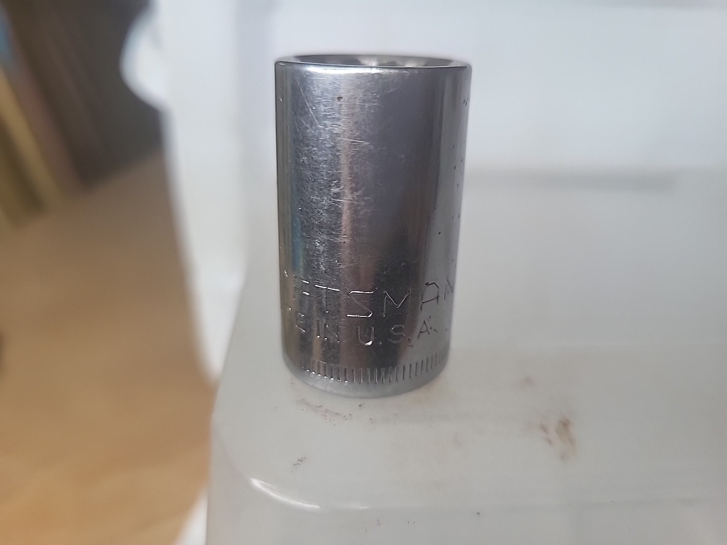 Vintage Craftsman 44236 1/2″ Drive 15 MM 12 Point Shallow Socket Metric V USA