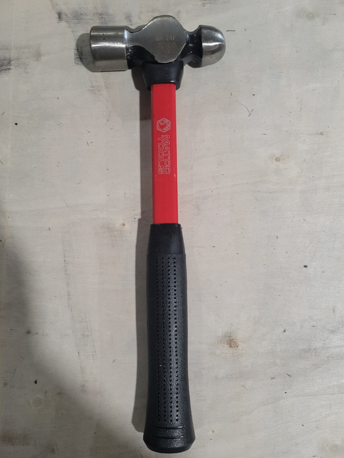MATCO Tools 24oz. Ball Peen Hammer with Fiberglass Handle BH24F