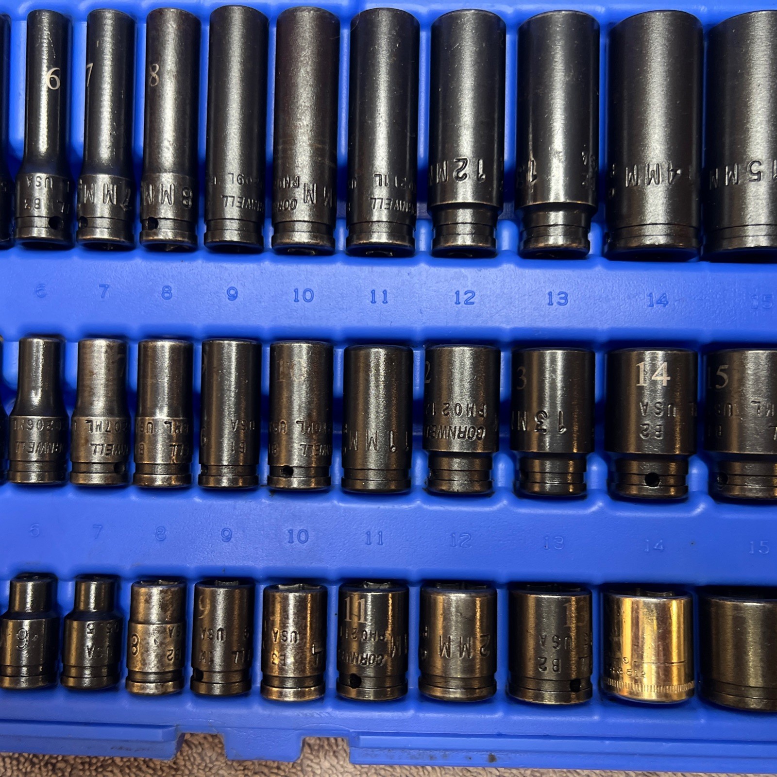 Nice Cornwell TSIMO42SS 42 Piece 1/4″ Drive METRIC Socket Set 5mm – 15mm (read)