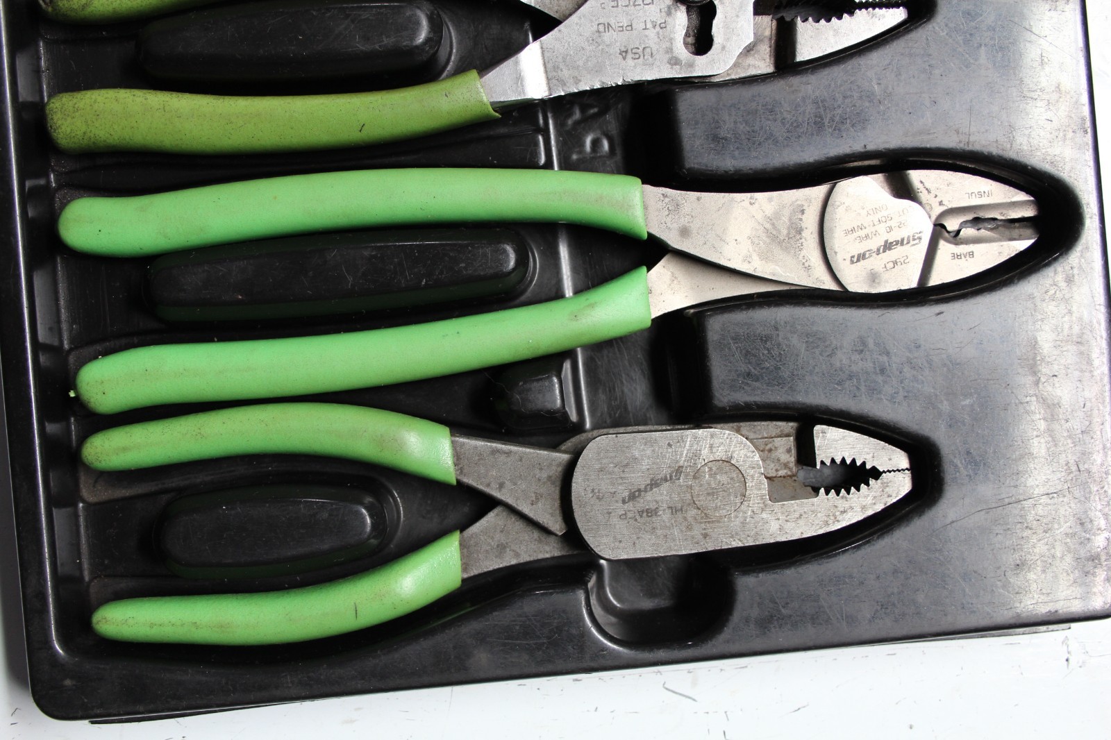 SNAP-ON TOOLS 8-PIECE PLIERS CUTTERS WIRE CUTTER & CRIPMER Lineman’s Plier SET