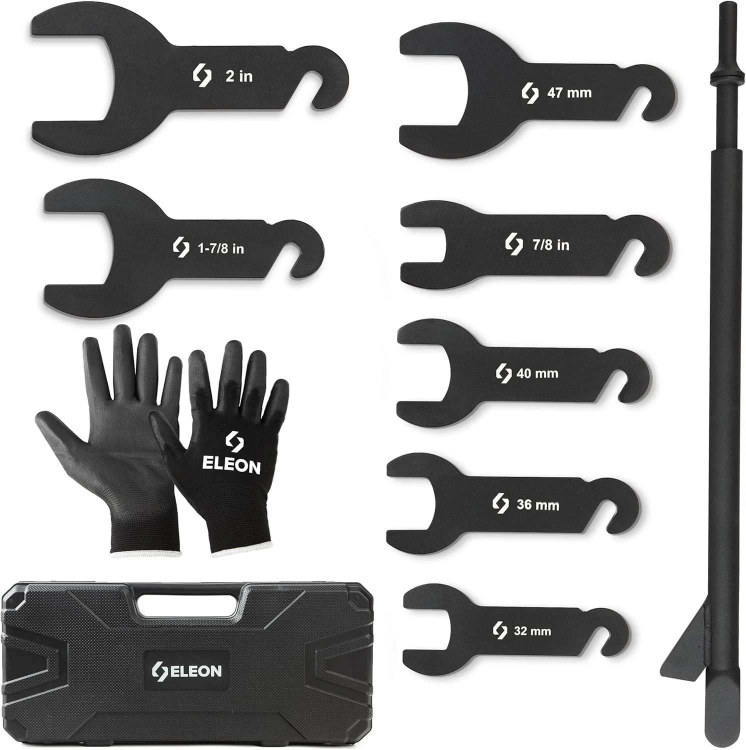 Pneumatic Fan Clutch Wrench Set Removal Tool Kit 43300 for Ford/GM/Chrysler/Jeep