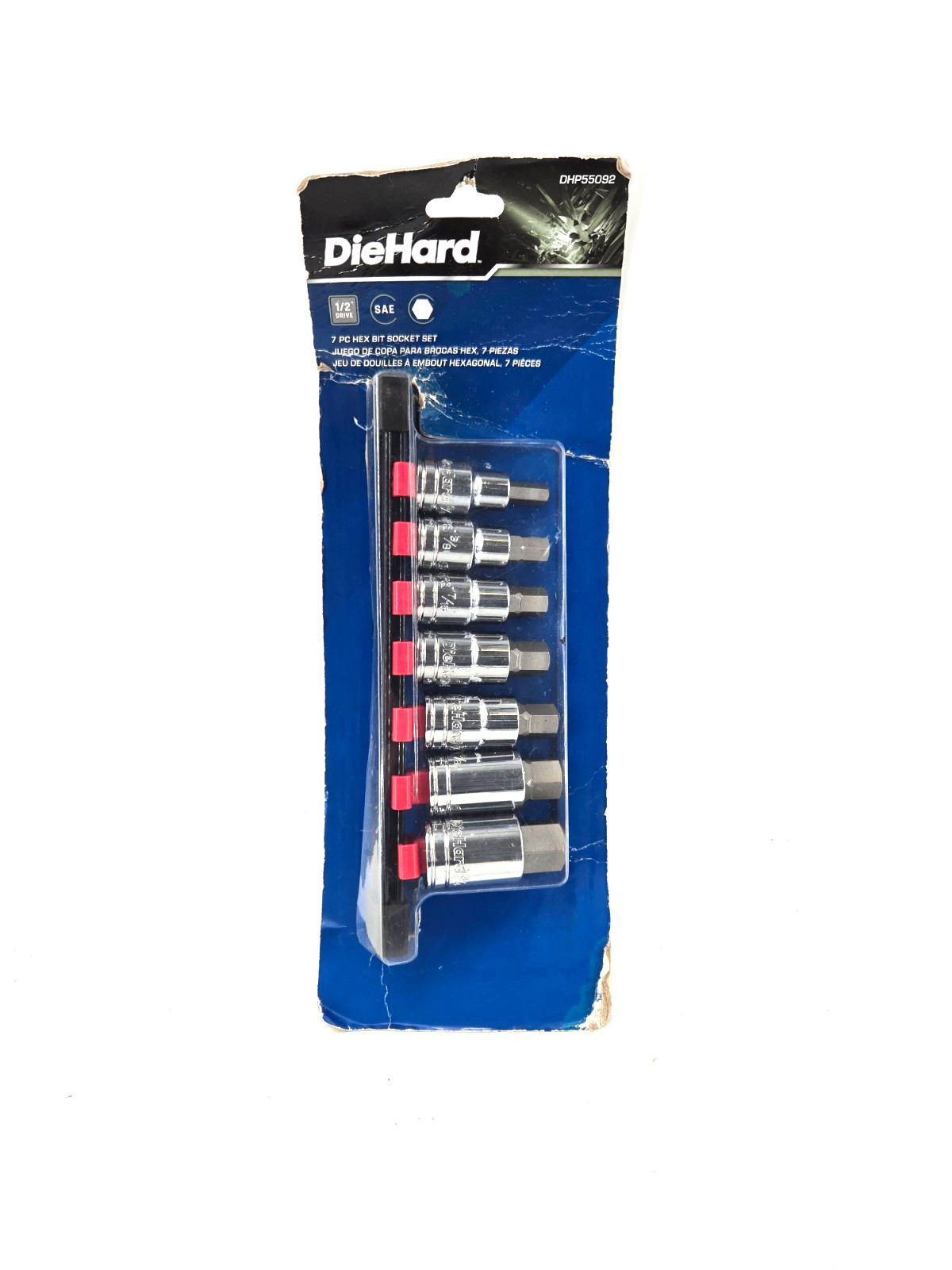 DieHard DHP55092 (1/2″ Drive) 7pc Hex Bit Socket Set