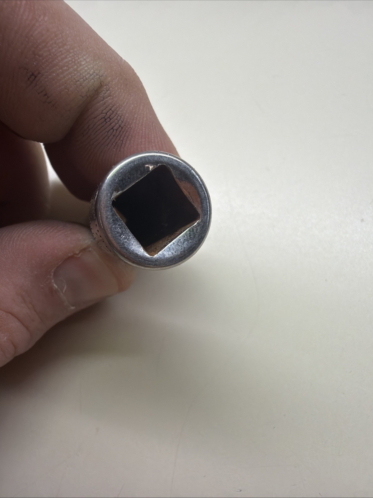 Snap On Tools SFSM9 3/8 Dr 6Pt Metric 9mm Flank Dr Deep Chrome Socket USA