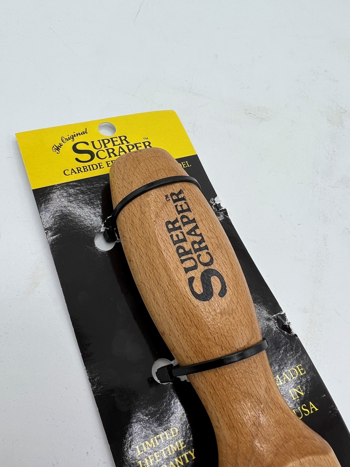 The Original Super Scraper Carbide Edge 1 1/4″ Scraper Model SS1 made in USA