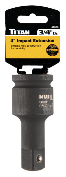 Titan 44003 3/4″ Drive x 4″ Impact Extension bar