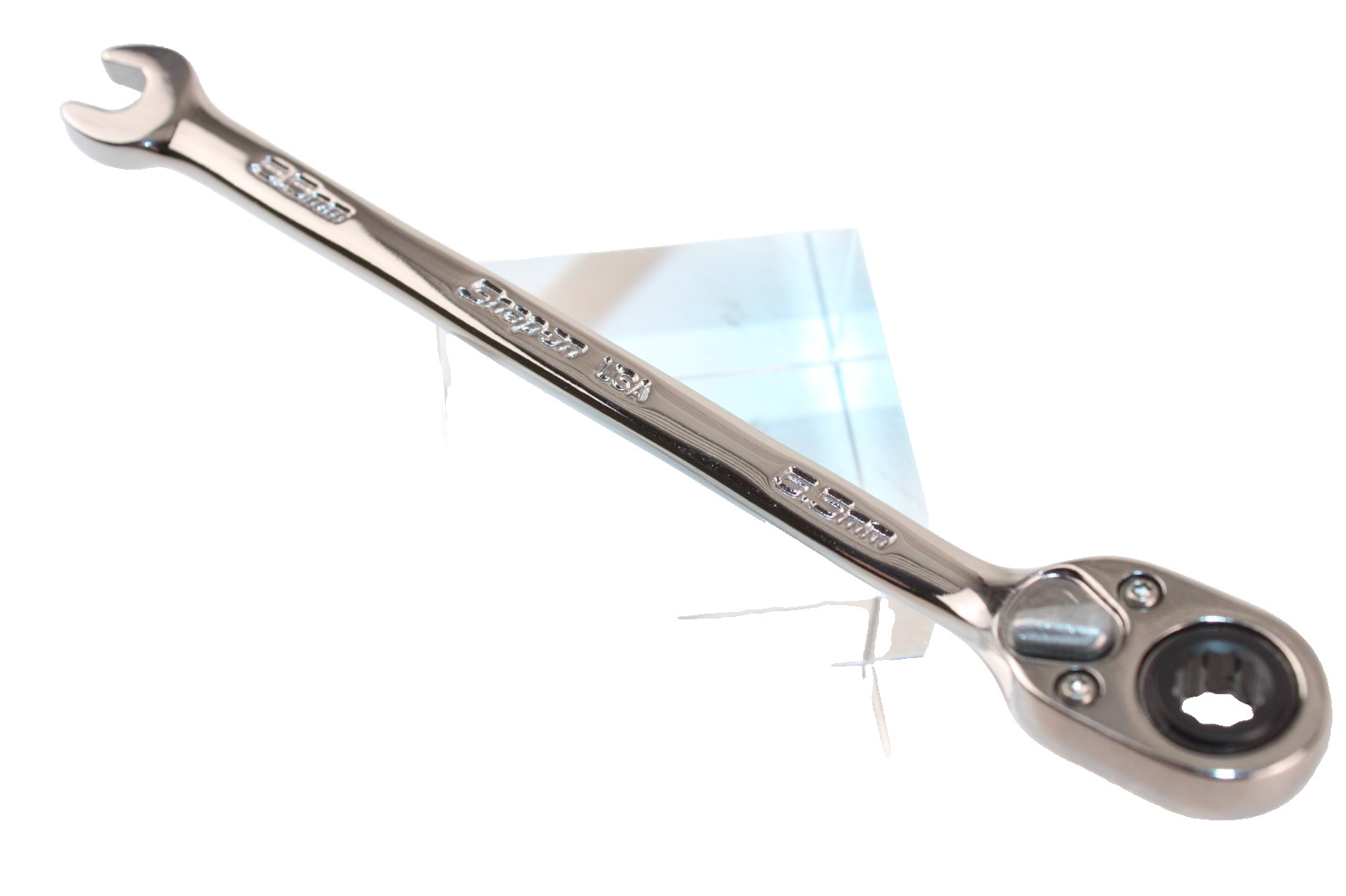 Snap-on 5.5MM metric flank drive plus ratcheting reversible combo wrench Dual 80