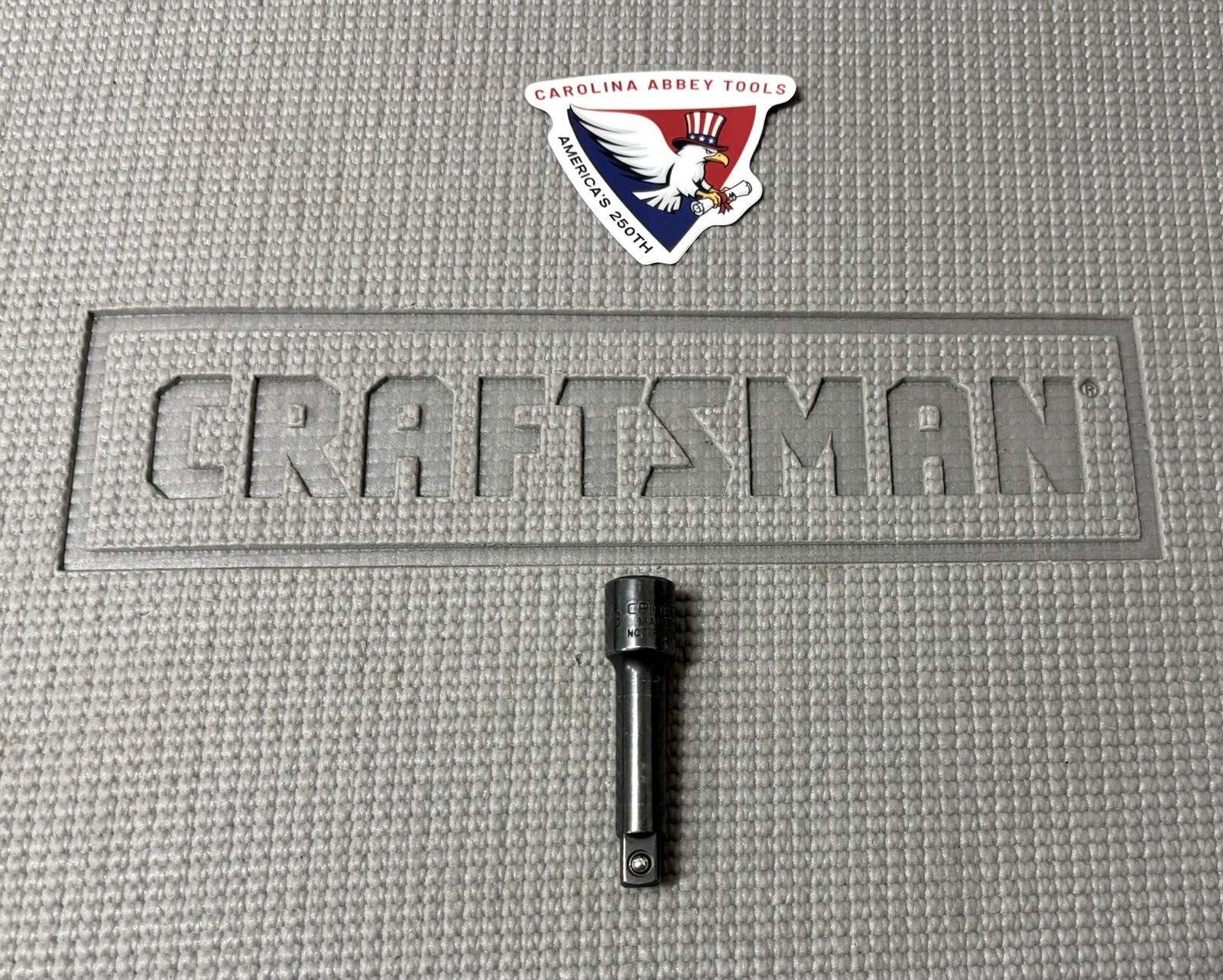 Rare Sears Craftsman 3/8” Drive Industrial Finish Extension Bar 3” 44206 USA