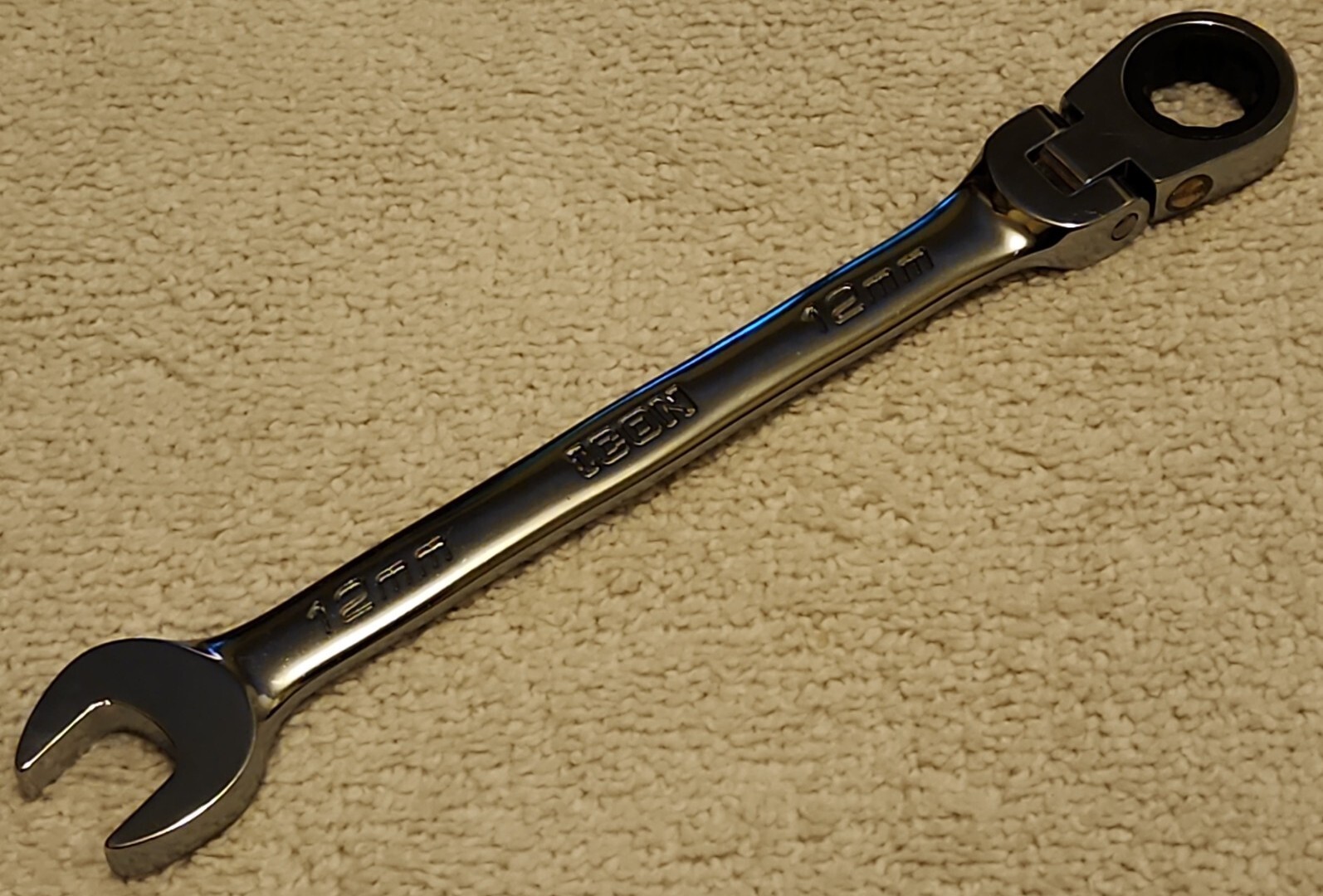 Icon Wrfm12 Flex Head Combination Ratchet Wrench 12mm 12pt New