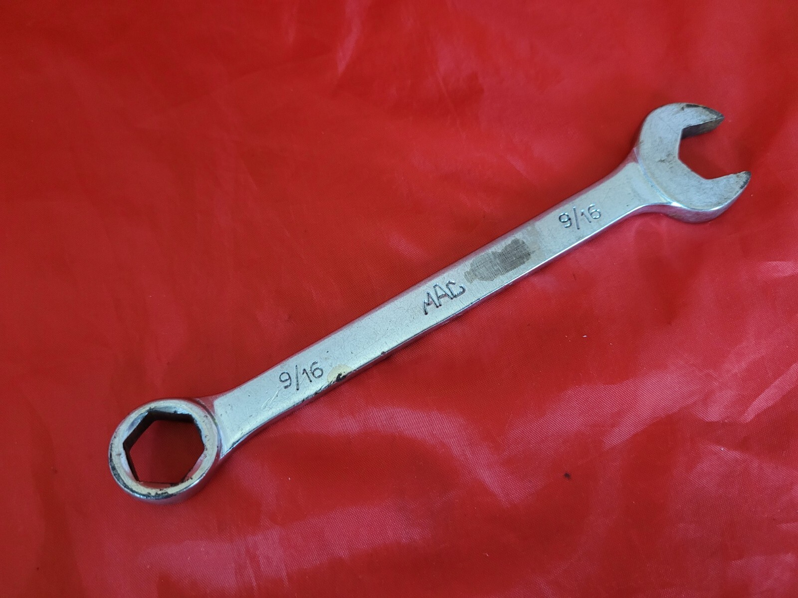 MAC CH18 9/16″ 6 Point Combination Wrench Open Box End USA SAE S17