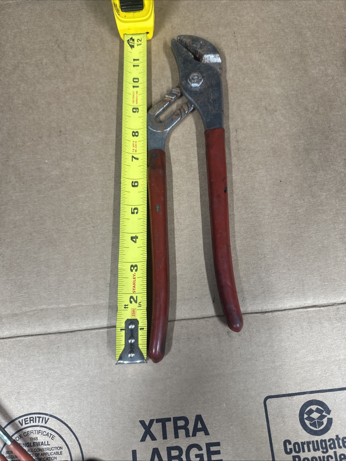 Vintage Blue-Point USA Tongue & Groove Slip Joint Pliers HL112P