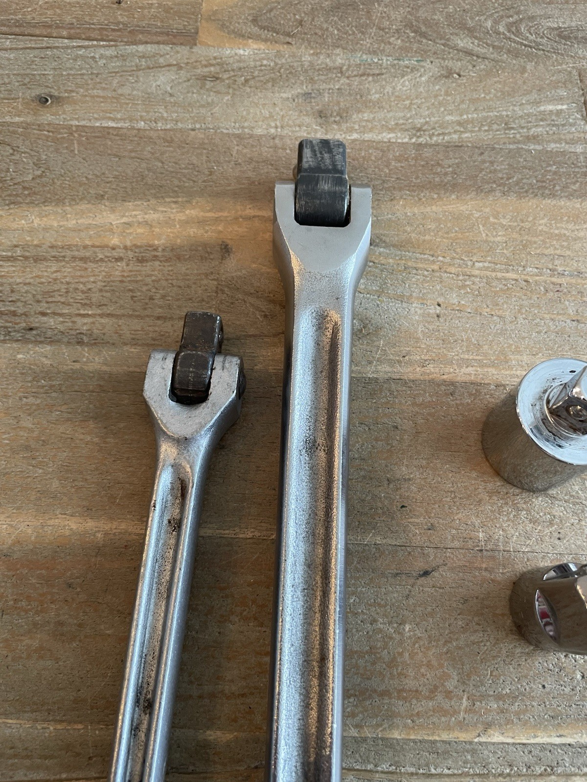 Vintage Craftsman USA VVJ 4431 3/4″ Drive 18” Breaker Bar + 1/2” 15” Bar + 4271