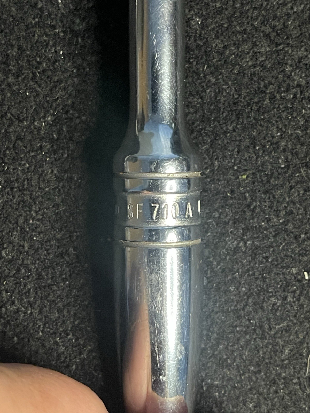 Rare Snap On 1/2 Drive 7 1/2” Long Ratchet SF710A