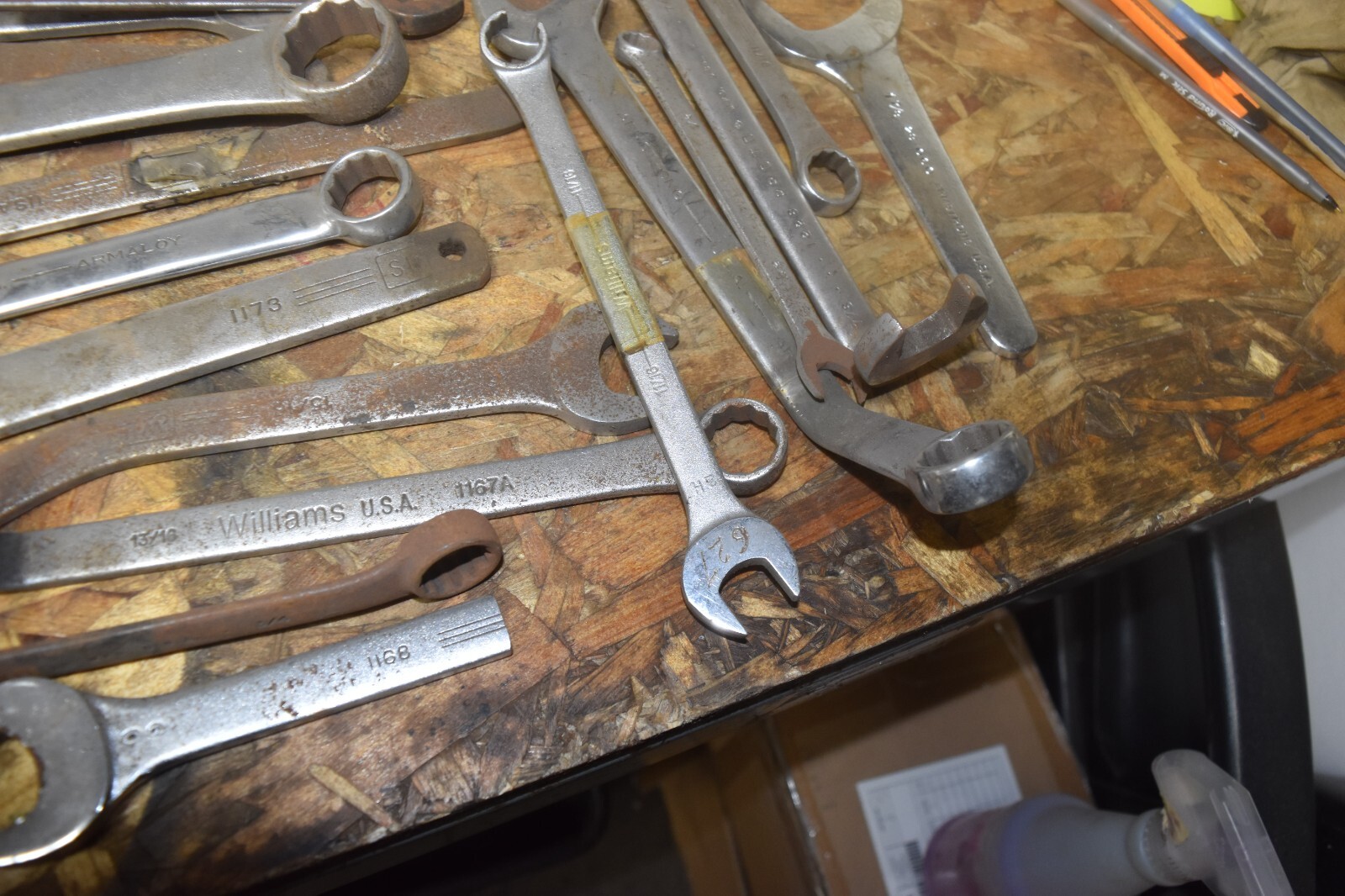 LOT OF 23 CUSTOM BENT PUMP WRENCHES FOR INDUSRIAL PUMPS FREE SHIPPING