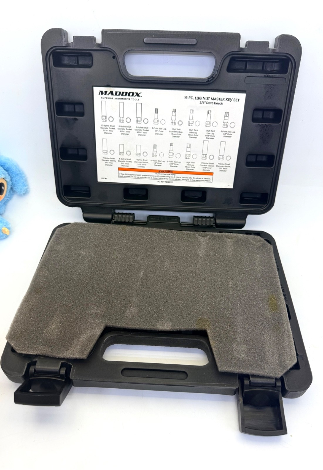 Maddox 16 Pc Lug Nut Master Key Set MC161 Superior Automotive Tools NEW