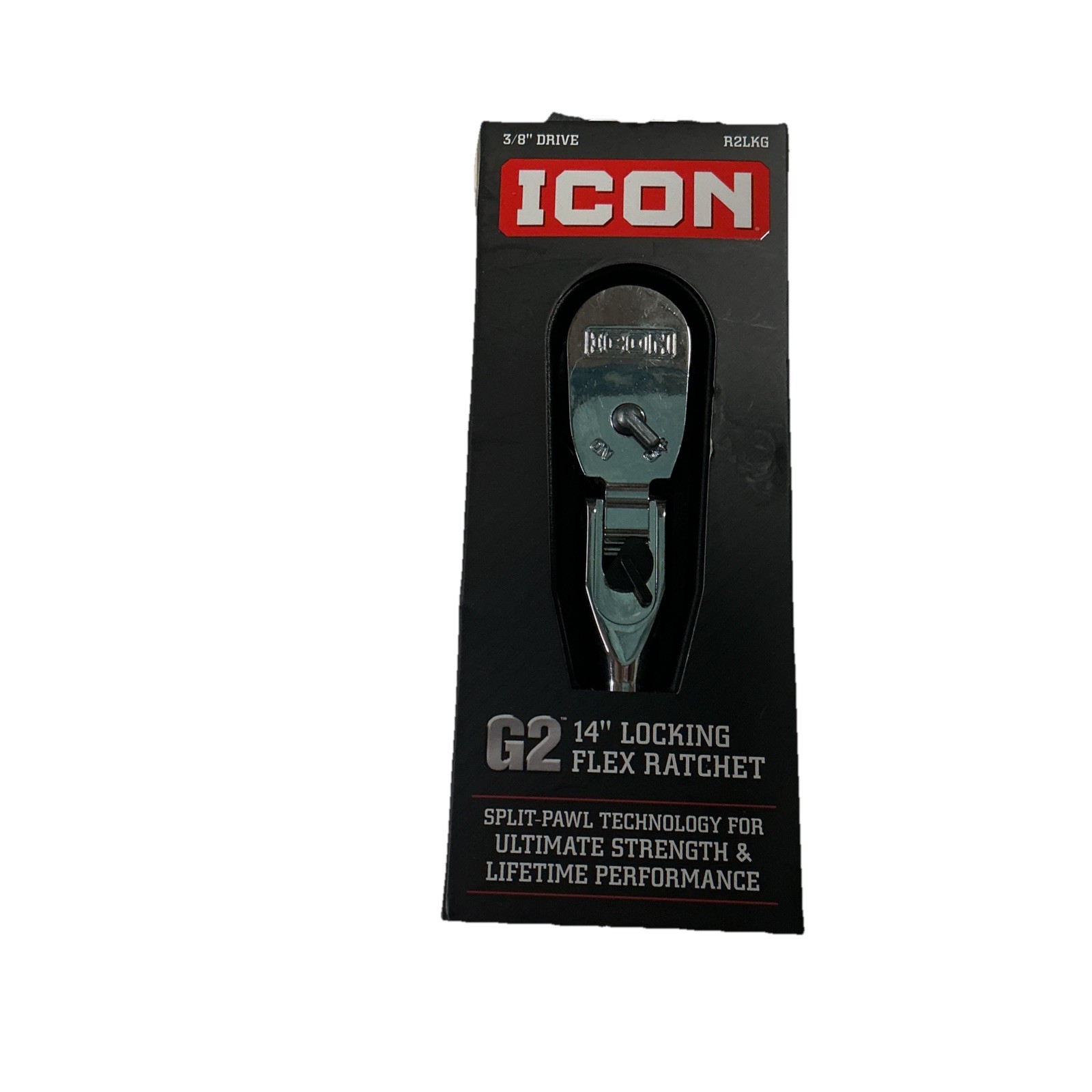 ICON R2LKG 3/8 INCH DRIVE G2 (GEN 2) 14 INCH LOCKING FLEX HEAD RATCHET