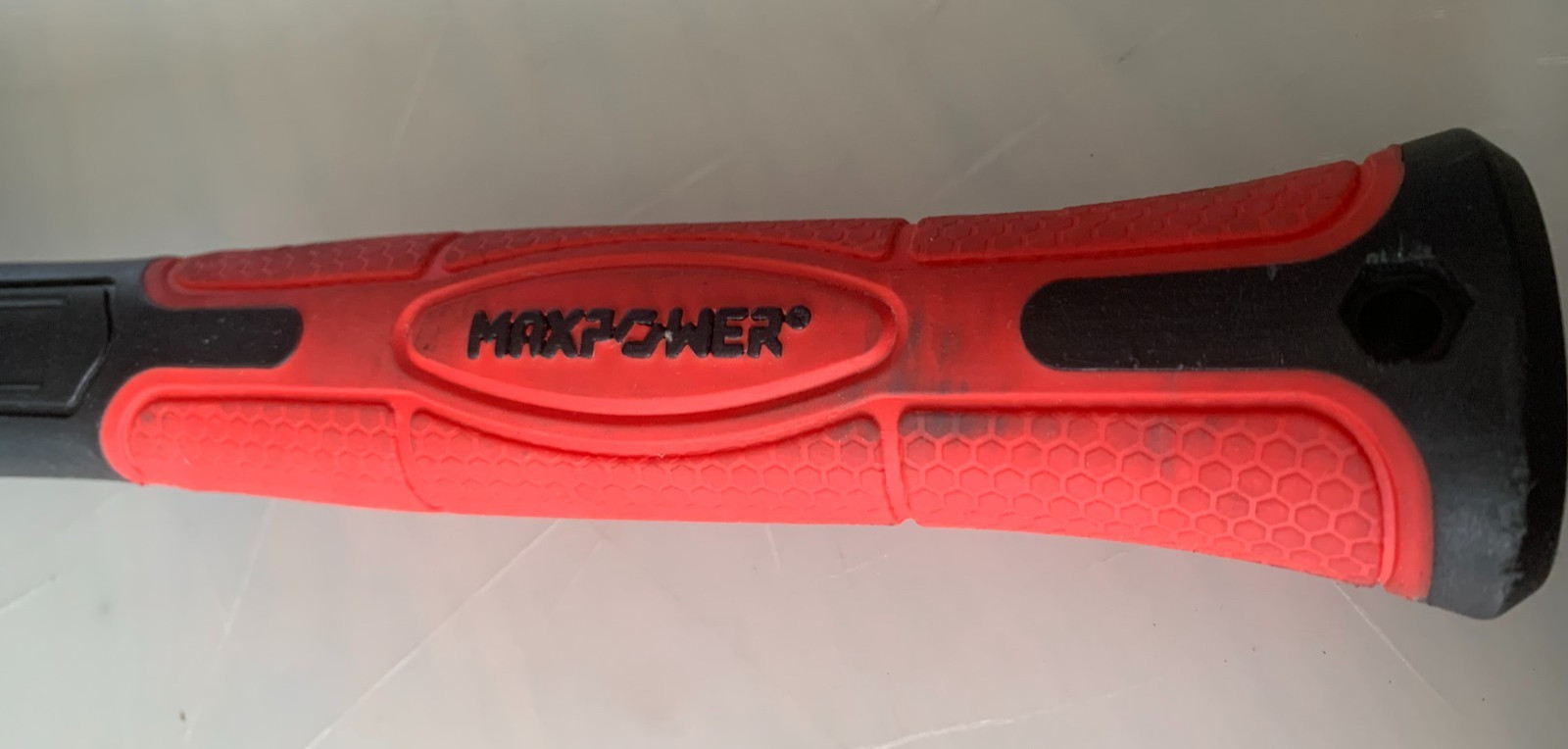 MAXPOWER 4lb Club Hammer, Mini Sledge Hammer with Red Handle, Black
