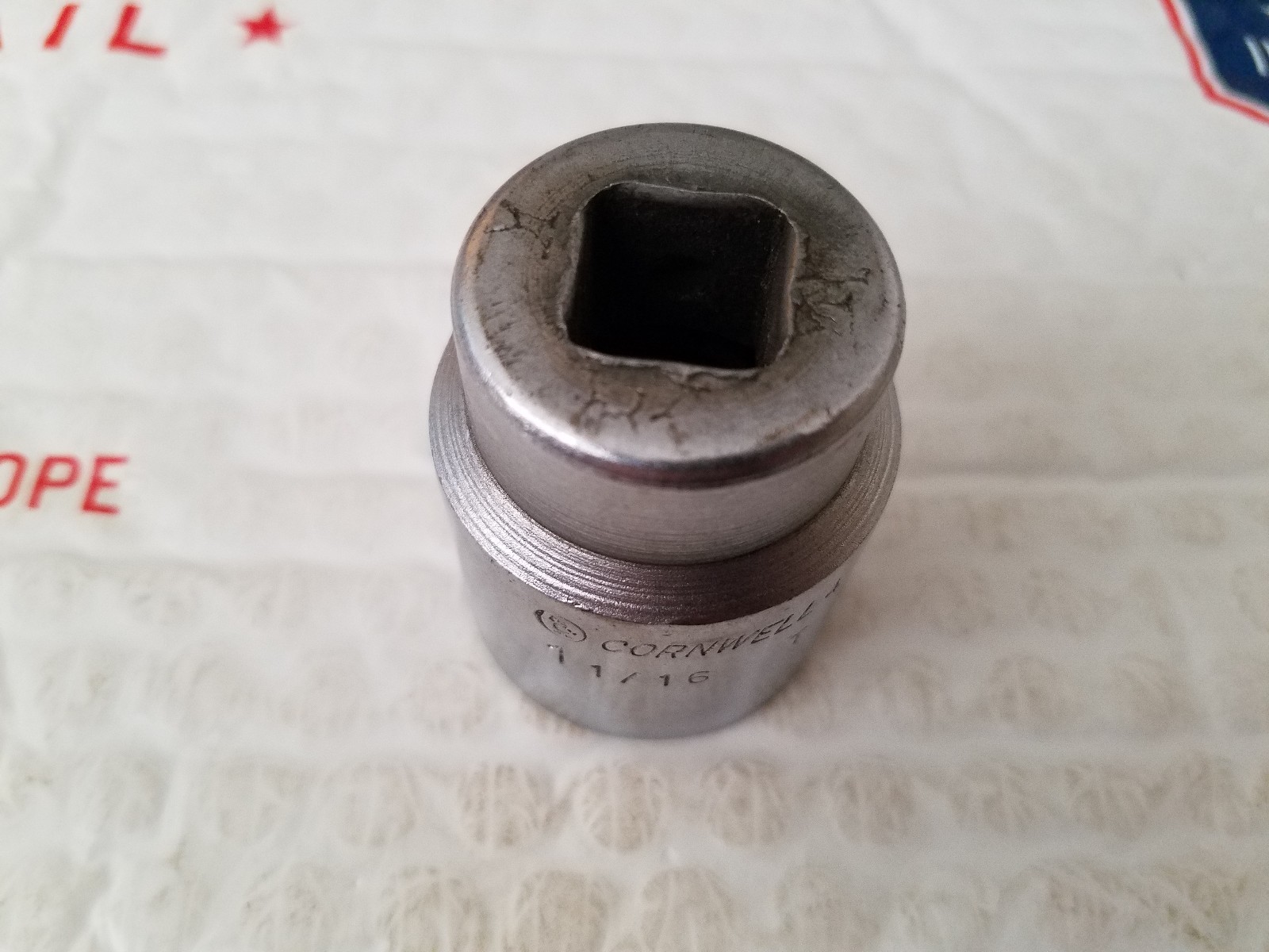 Cornwell T3134 1-1/16″ 12pt 1/2″ Drive Socket