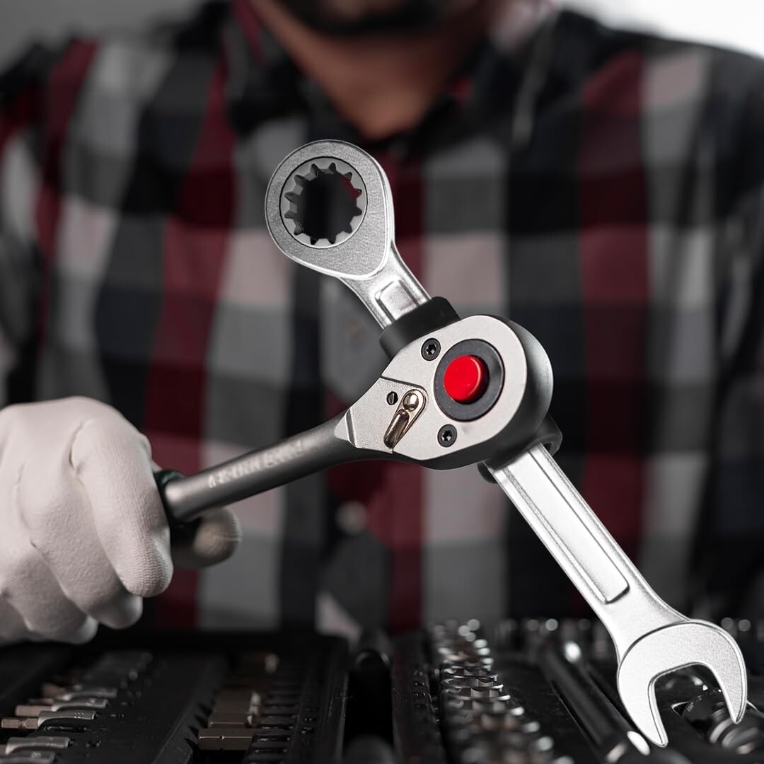 Customizable Wrench Extension Tool for DIY & Automotive Repairs – Black Finish