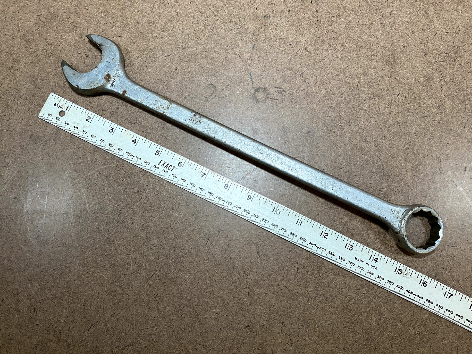 VLCHEK WBE40 Combination Wrench Size 1 1/4” x 1 1/4″ Made In USA. Vintage